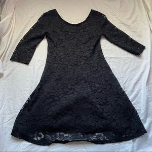 Black lacy dress